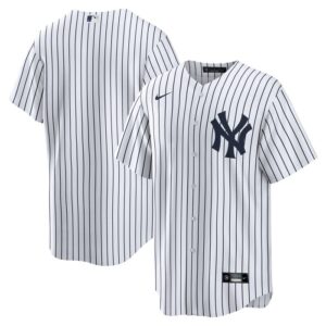 New York Yankees Home Replica Team Jersey - White