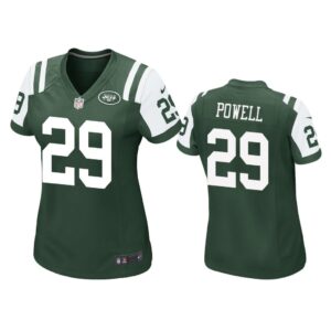 New york jets #29 Green Bilal Powell Game Jersey - Women