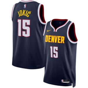 Nikola Jokic Denver Nuggets Unisex Swingman Jersey - Icon Edition - Navy