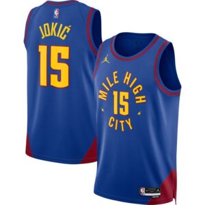 Nikola Jokic Denver Nuggets Unisex Swingman Jersey - Statement Edition - Blue