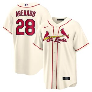 Nolan Arenado St. Louis Cardinals Alternate Replica Player Jersey - Cream