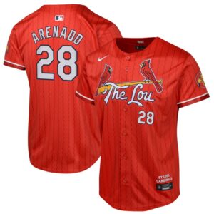 Nolan Arenado St. Louis Cardinals Youth 2024 City Connect Limited Player Jersey - Red