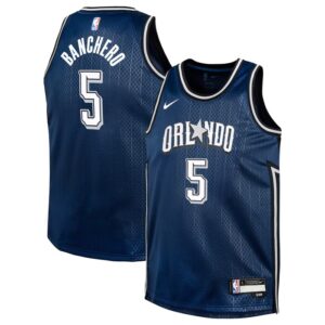 Paolo Banchero Orlando Magic Youth Swingman Replica Jersey - City Edition - Navy