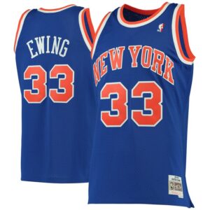 Patrick Ewing New York Knicks 1991/92 Hardwood Classics Swingman Jersey - Blue