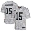 Patrick Mahomes Kansas City Chiefs Youth 2024 Salute to Service Game Jersey - Arctic Camo