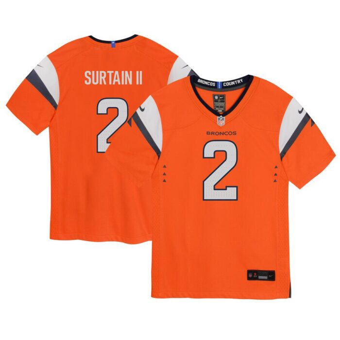 Patrick Surtain II Denver Broncos Preschool Game Jersey - Orange