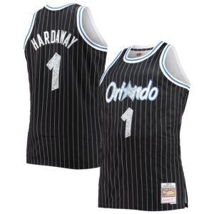 Penny Hardaway Orlando Magic Big & Tall 1994/95 NBA 75th Anniversary Diamond Swingman Jersey - Black