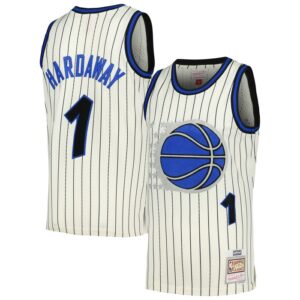 Penny Hardaway Orlando Magic Chainstitch Swingman Jersey - Cream