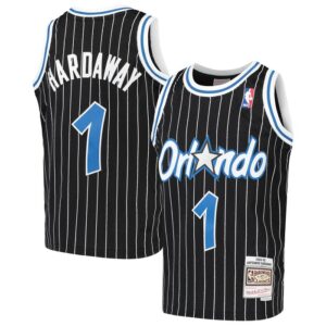 Penny Hardaway Orlando Magic Youth Hardwood Classics Swingman Throwback Jersey - Black