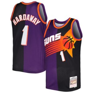 Penny Hardaway Phoenix Suns Hardwood Classics 1999/00 Split Swingman Jersey - Purple/Black