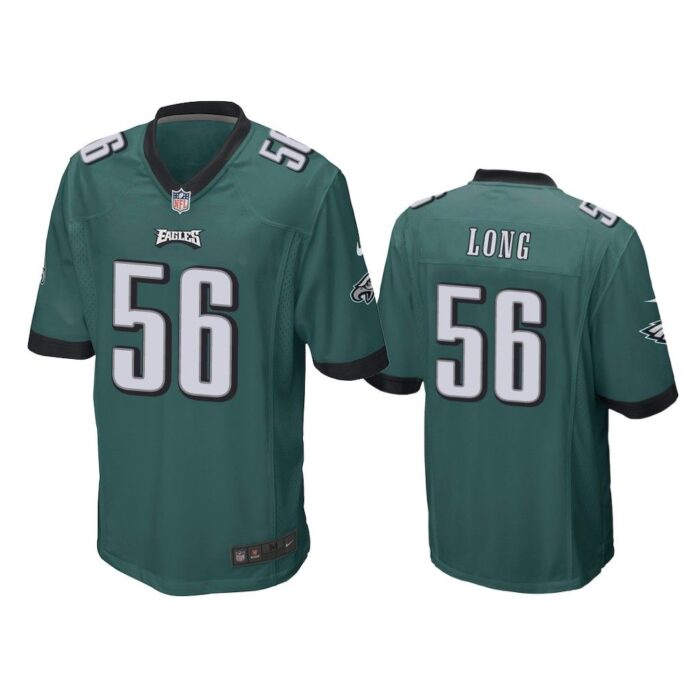 Philadelphia Eagles #56 Green Men Chris Long Game Jersey