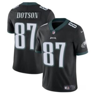 Philadelphia Eagles #87 Jahan Dotson Black Vapor Untouchable Limited Football Stitched Jersey