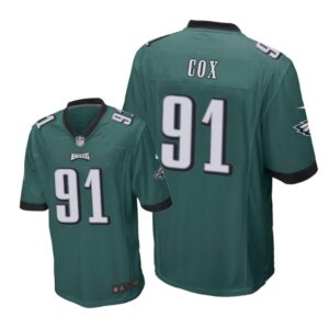 Philadelphia Eagles #91 Green Men Fletcher Cox Game Jersey