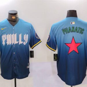 Philadelphia Phillies Phanatic Blue City Connect Limited Stitched Jersey