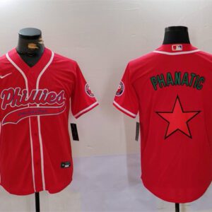 Philadelphia Phillies Phanatic Red Cool Base Stitched Jersey