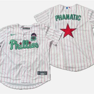 Philadelphia Phillies Phanatic White/Green Cool Base Stitched Jersey