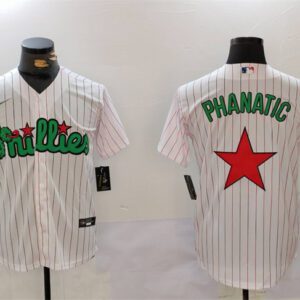 Philadelphia Phillies Phanatic White/Green Cool Base Stitched Jersey