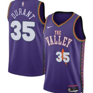 Phoenix Suns #35 Kevin Durant Purple 2024/25 City Edition Swingman Stitched Basketball Jersey