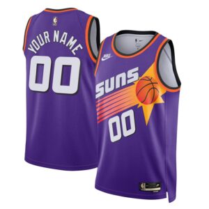 Phoenix Suns Unisex 2022/23 Custom Swingman Jersey - Classic Edition - Purple