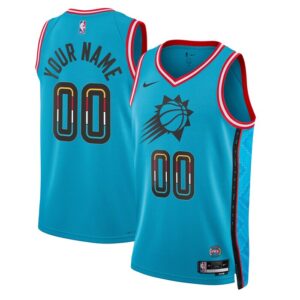 Phoenix Suns Unisex 2022/23 Swingman Custom Jersey - City Edition - Turquoise