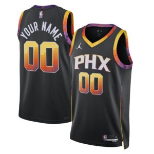 Phoenix Suns Unisex 2022/23 Swingman Custom Jersey - Statement Edition - Black