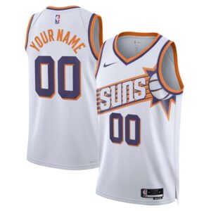 Phoenix Suns Unisex Swingman Custom Jersey - White - Association Edition