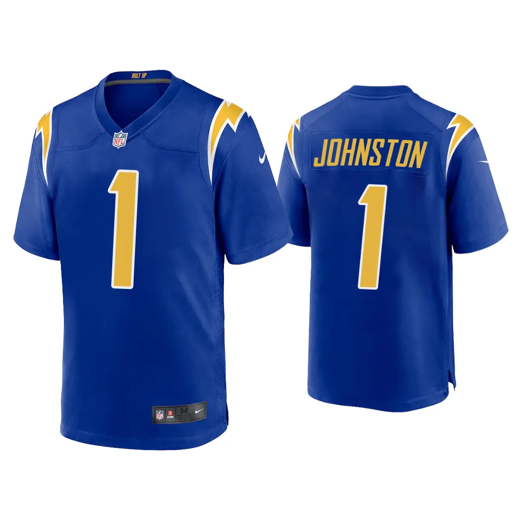 Quentin Johnston Los Angeles Chargers Royal 2023 NFL Draft Alternate Game Jersey