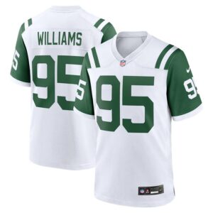 Quinnen Williams New York Jets Classic Alternate Game Jersey - White