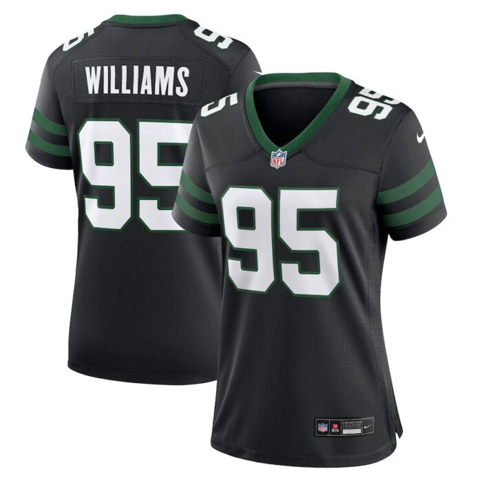 Quinnen Williams New York Jets Women's Alternate Game Jersey - Legacy Black