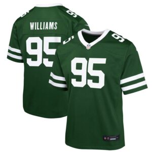 Quinnen Williams New York Jets Youth Game Jersey - Legacy Green