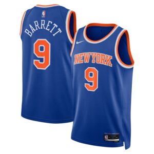 RJ Barrett New York Knicks Unisex Swingman Jersey - Icon Edition - Blue