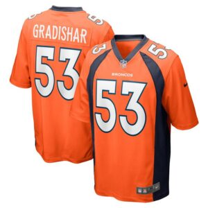 Randy Gradishar Denver Broncos Hall Of Fame Retired Player Game Jersey - Orange