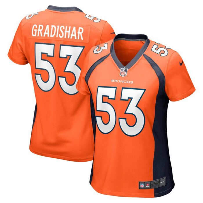 Randy Gradishar Denver Broncos Hall Of Fame Women's Retired Player Game Jersey - Orange