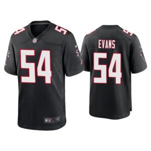 Rashaan Evans Atlanta Falcons Black Throwback Game Jersey