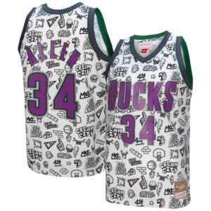 Ray Allen Milwaukee Bucks 2000/01 Swingman Jersey - White