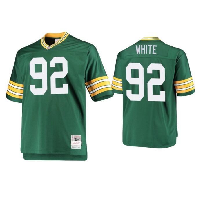 Reggie White Green Bay Packers Green Throwback Retired Jersey