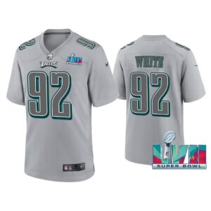 Reggie White Philadelphia Eagles Super Bowl LVII Gray Atmosphere Jersey