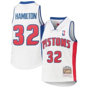 Richard Hamilton Detroit Pistons Youth 2003/04 Hardwood Classics Swingman Jersey - White