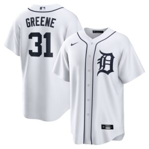 Riley Greene Detroit Tigers Replica Player Jersey - White