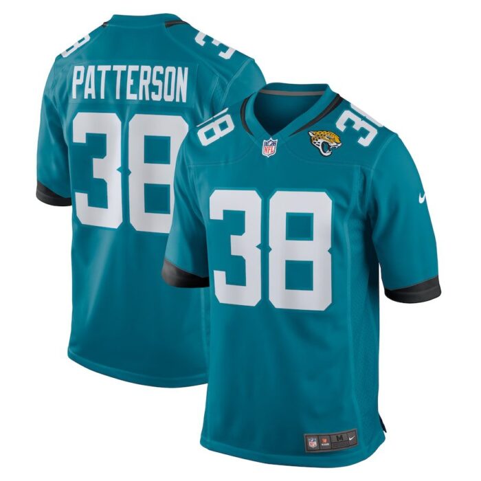 Riley Patterson Jacksonville Jaguars Team Game Jersey - Teal