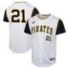 Roberto Clemente Pittsburgh Pirates Youth Cooperstown Collection Limited Player Jersey - White