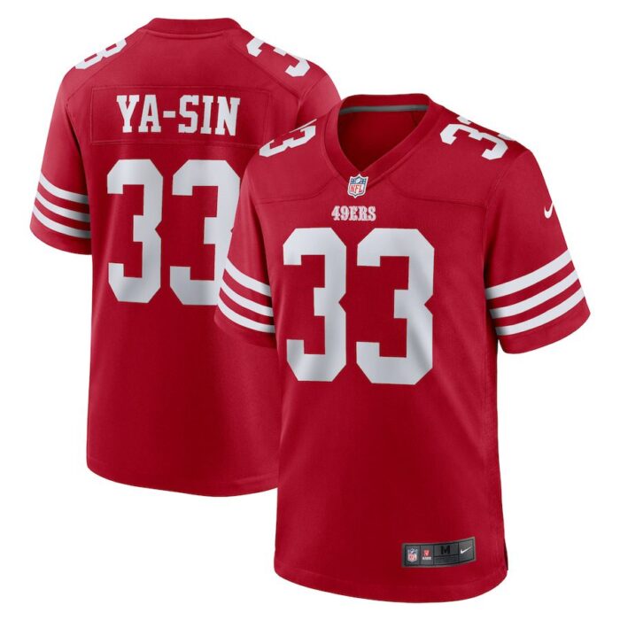 Rock Ya-Sin San Francisco 49ers Team Game Jersey - Scarlet