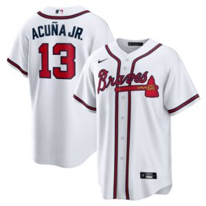 Ronald Acuna Jr. Atlanta Braves Home Replica Player Name Jersey - White