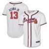 Ronald Acuna Jr. Atlanta Braves Youth Home Limited Player Jersey - White