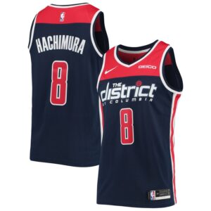 Rui Hachimura Washington Wizards Swingman Player Jersey - Icon Edition - Navy