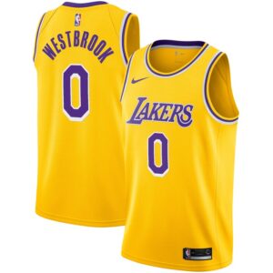 Russell Westbrook Los Angeles Lakers 2020/21 Swingman Player Jersey Gold - Icon Edition