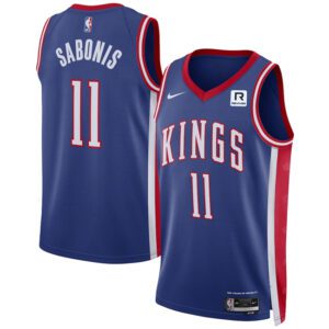 Sacramento Kings #11 Domantas Sabonis Purple 2024/25 City Edition Stitched Basketball Jersey