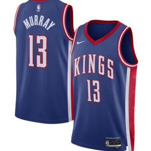 Sacramento Kings #13 Keegan Murray Blue 2024/25 City Edition Swingman Stitched Basketball Jersey