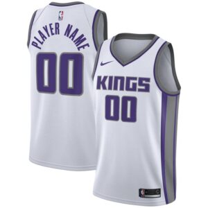 Sacramento Kings Swingman Custom Jersey White - Association Edition