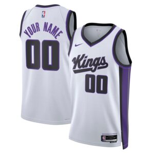 Sacramento Kings Unisex Swingman Custom Jersey - Association Edition - White